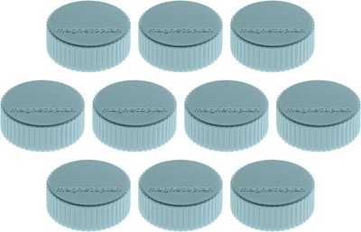 magnetoplan Discofix Rundmagnet ''magnum'' Durchmesser: 34 mm blau 10 Magnete