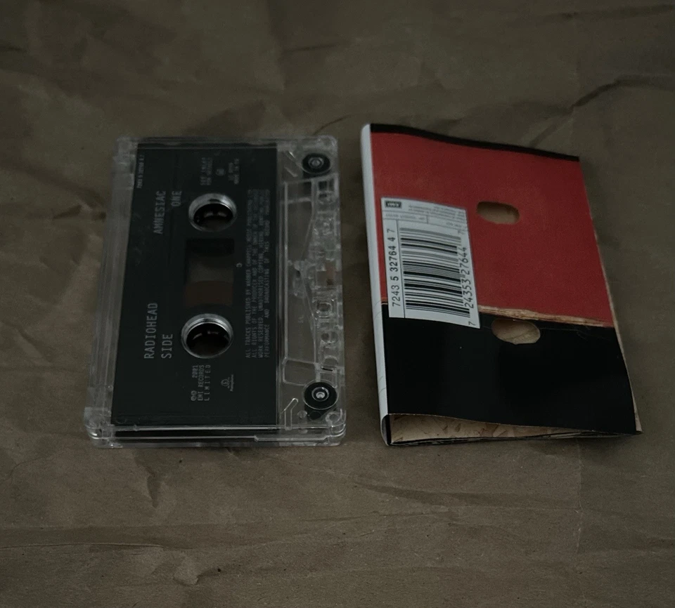Radiohead Amnesiac 2001 Cassette C472435 3276447 Tape EX Capitol Records Jazz - Image 4 of 4