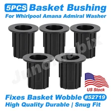 5PCS Basket Bushing 52719 for Whirlpool Amana Admiral Washer Fixes Basket Wobble