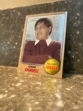 Cesar Chavez #C57 2009 Topps American Heritage Chrome Refractor Card #1741/1776