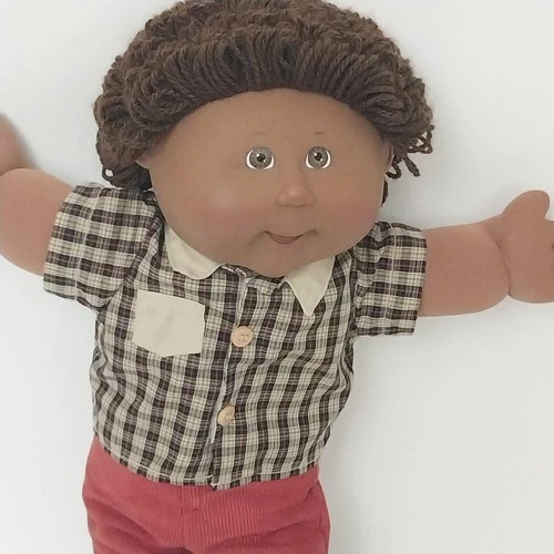 2005 Vintage Cabbage Patch Kids African American Boy Doll Short Hair Appalachian