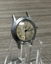 SEMCA Sportsman Wearever Incabloc 17 Jewels Military Style Watch