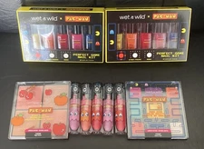 LOT of Wet n Wild PAC-MAN Limited Edition Makeup Palettes,Nail Polish,Lip Gloss
