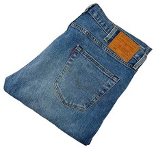 Levi  s 501 Premium Button Fly Jeans Men  s 38x34 Straight Leg Medium Wash Denim