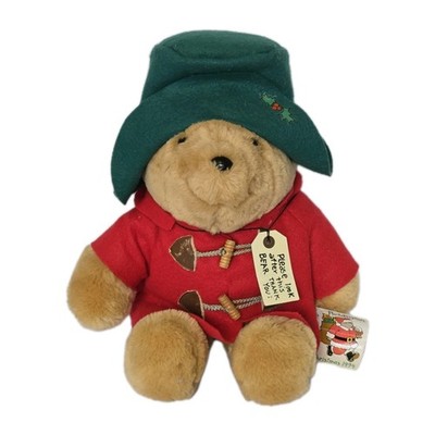 Vtg Sears Paddington Plush Teddy Bear Toy 1994 Christmas Original
