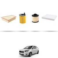Hoffcar Wartungsset - 4 Filter FüR Ford Ka+ 1.5 Tdci 66KW Ab 2018