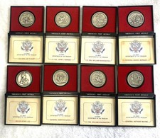 Lot of 8 America s First Medals Commemorating Battles of the American Revolution