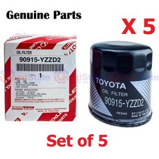 Genuine Tacoma TRN265 TRN260 TRN245 TRN240 TRN225 2TR Oil Filter Pack x5