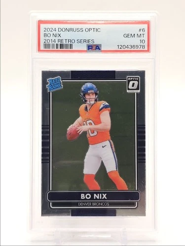 BO NIX 2024 DONRUSS OPTIC 2014 RETRO SERIES RATED ROOKIE RC PSA 10 Q0004