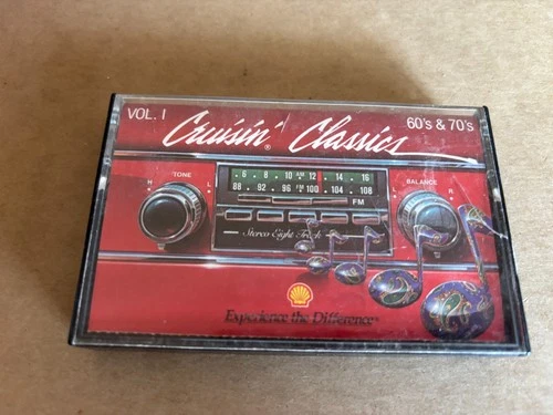 Cruisin Classics Volume 1 60s & 70s Various Artists Shell Cassette Tape 1989 CBS