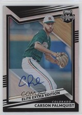 2022 Panini Elite Extra Edition Signatures Carson Palmquist #88 Auto 05ks