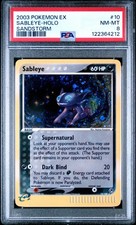 2003 POKEMON EX SANDSTORM #10 SABLEYE-HOLO PSA 8 on eBay