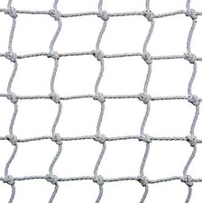 Kwik Goal 8' x 24' Soccer Net 3MM 120MM Mesh - Black/White Striped, New