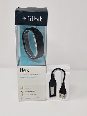 Fitbit Flex Wireless Activity Tracker Wristband - Black NEW / Sealed