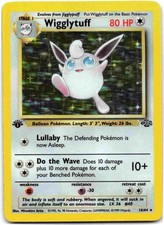 Wigglytuff (16) Holo Rare Jungle JU Colorless 1st Edition Holofoil 16/64 1999 LP