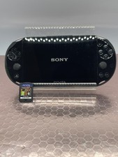 Sony PS Vita Black Handheld Console + Minecraft Game – Tested & Working – Screen