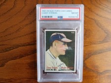 Scarce /400 CASEY STENGEL Authentic 1981-94 Klector's NYC Cab Card PSA 8 NM-MT