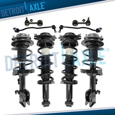 Front and Rear Struts w/ Coil Spring Sway Bars for 2015 2016 2017 Subaru Legacy