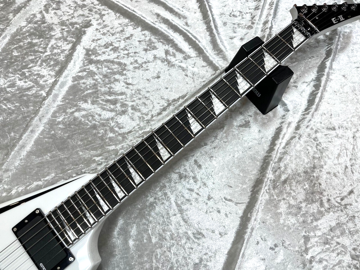E-II by ESP SV WHITE w/BLACK STRIPES Electric Guitar From Japan | eBay