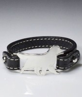 Echtes Berner Lederarmband In Sterlingsilber Luce