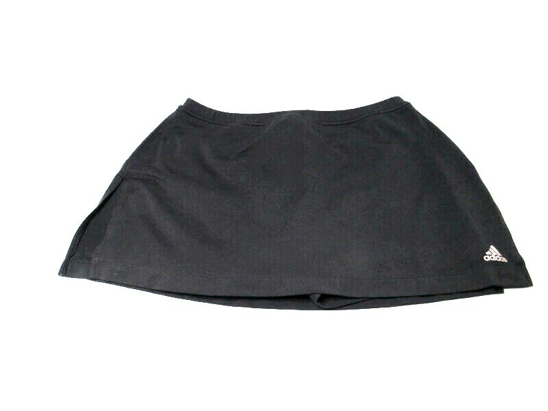 Adidas Tennis Skirt Skort Clima365 M Black with Tan 3 stripes