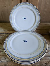 Porcellana Bavaria Bischofsthal 4 Piatti Piani Piatto Decoro Prugna