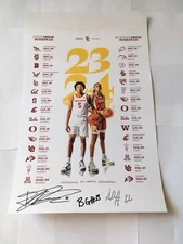 USC Basketball Autographed Poster 2023-2024 - NCAA DJ Rodman, Brandon Gardner