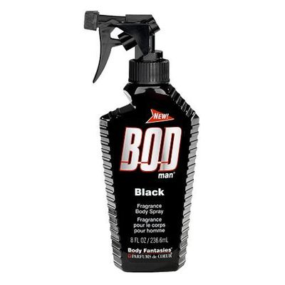 #ad Bod Man Black by Parfums De Coeur Body Spray 8 oz Men Body Splash $12.88