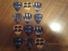 Lot of 12 Beatles Assorted Guitar Picks .71 mm Medium Gauge A27