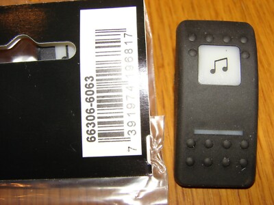 Carling 6063 Radio Symbol Wippe Schalterkappe  Blende für Schalter neu