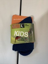New Icebreaker Merino Crew Light cushion sock for little kids size S Shoe 8-9.5