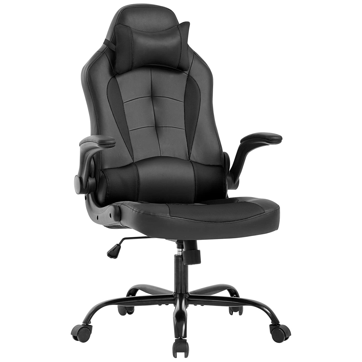 PC Gaming Chair Ergonomic Office Chair Desk Chair with Lumbar Support Flip Up...-image