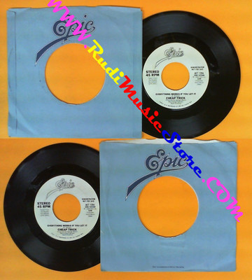 LP 45 7'' CHEAP TRICK Everything works if you let it 1980 PROMO no cd mc dvd