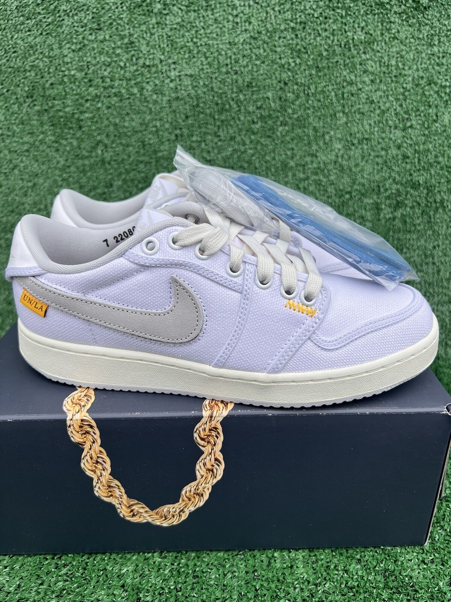 Nike Jordan 1 KO Retro Low x Union LA White Canvas (DO8912-101