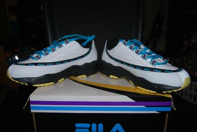 FILA DSTR97 X RAY TRACER White Atomic Blue /purple 1RM00649 966  Women's 8 