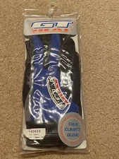 NOS GT HEAT COLD CLIMATE BLUE BLACK GLOVES SIZE SMALL OLD SCHOOL BMX