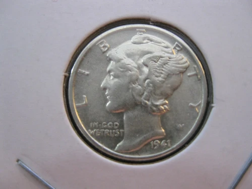 1941 "Mercury" Liberty Dime AU/BU!  #121612