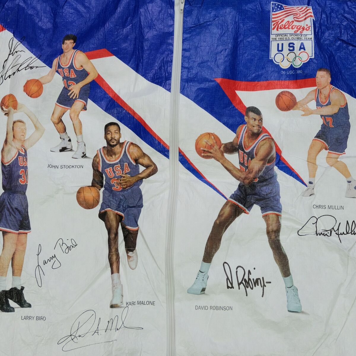 Rare Vintage TYVEK Dream Team USA Olympic Basketball 1992 Rare Vintage TYVEK Dream Team USA Olympic Basketball 1992