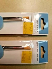 LOEW CORNELL 7850 1/4B DEERFOOT STIPPLER TAKLON SYNTHETIC 2 PAINT BRUSH NEW 