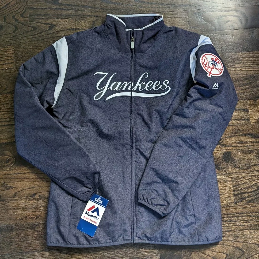 Womens New York Yankees Full Zip Jacket Majestic Thermabase Womens New York Yankees Full Zip Jacket Majestic Thermabase