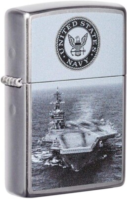 Zippo　イスラエル航空宇宙軍　新品未使用 Zippo 49319 U.S. Navy Aircraft Carrier Street Chrome | eBay