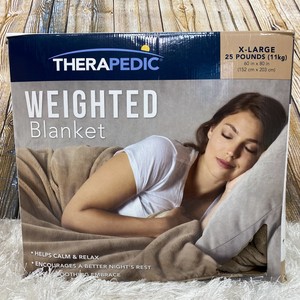 Therapedic® Reversible 25 lb. Extra Large Weighted Blanket in Taupe