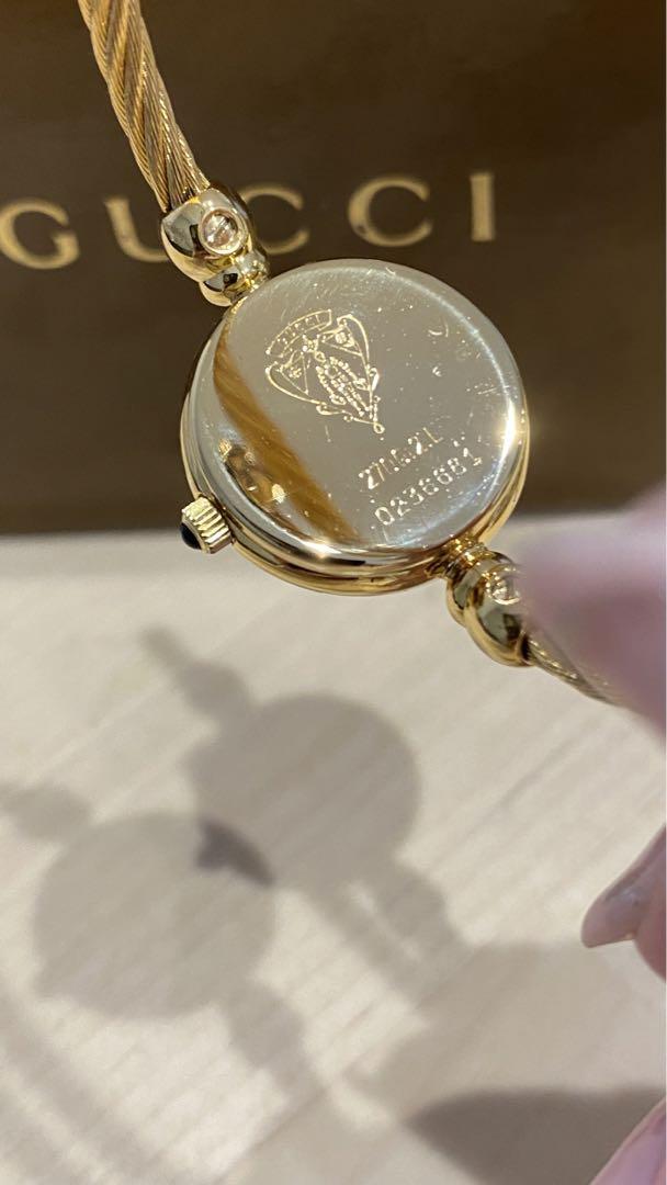 △GUCCI 2700.2.L GP/QZ バングルウォッチ ホワイトシェル 【公式通販】