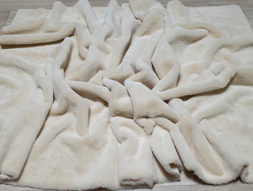 SOFT MINK FAUX FUR 10MM LONG HAIR LAMBY PLUSH DOLL CLOTH FABRIC SOLID MATTE 60"W - Picture 47 of 149