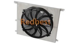 Aluminum 16"Fan+Shroud Fits 1992-98 95 96 BMW E36 318 323 325 328 M3 MT Radiator