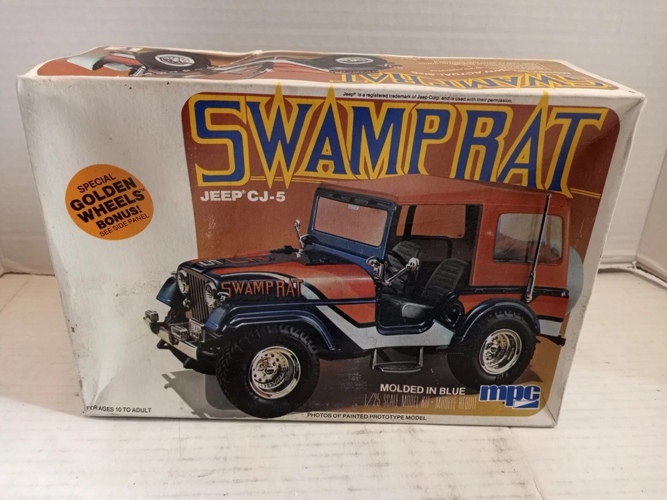 Swamp Rat Jeep CJ5 MPC 1-0856 1/25 Scale - Image 3 of 4