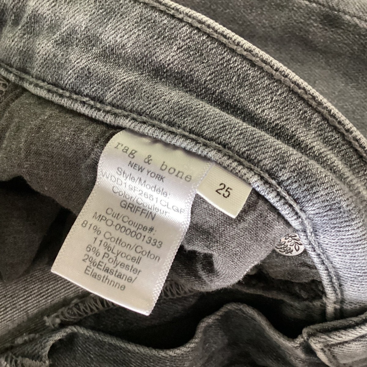 Rag & Bone jeans, style Modele, Heritage, Women's size 25 | eBay