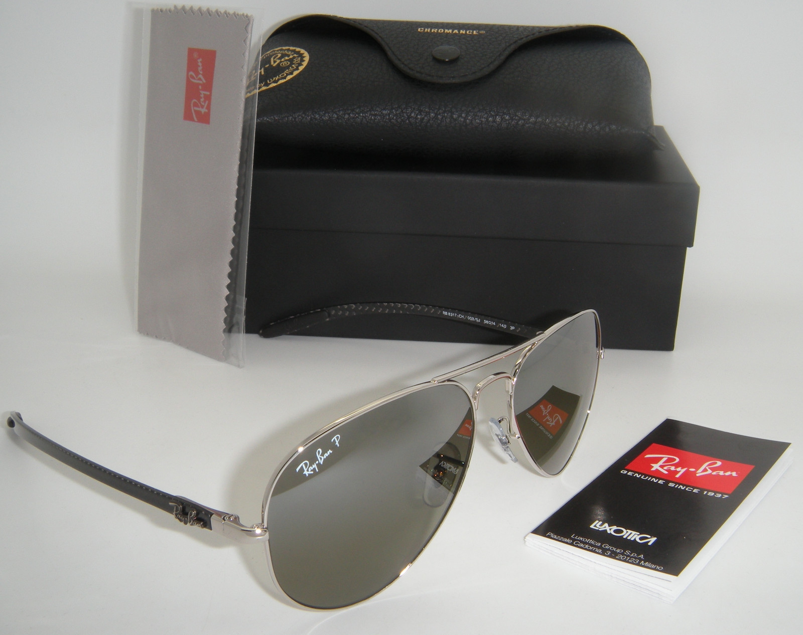 ray ban 58014 silver