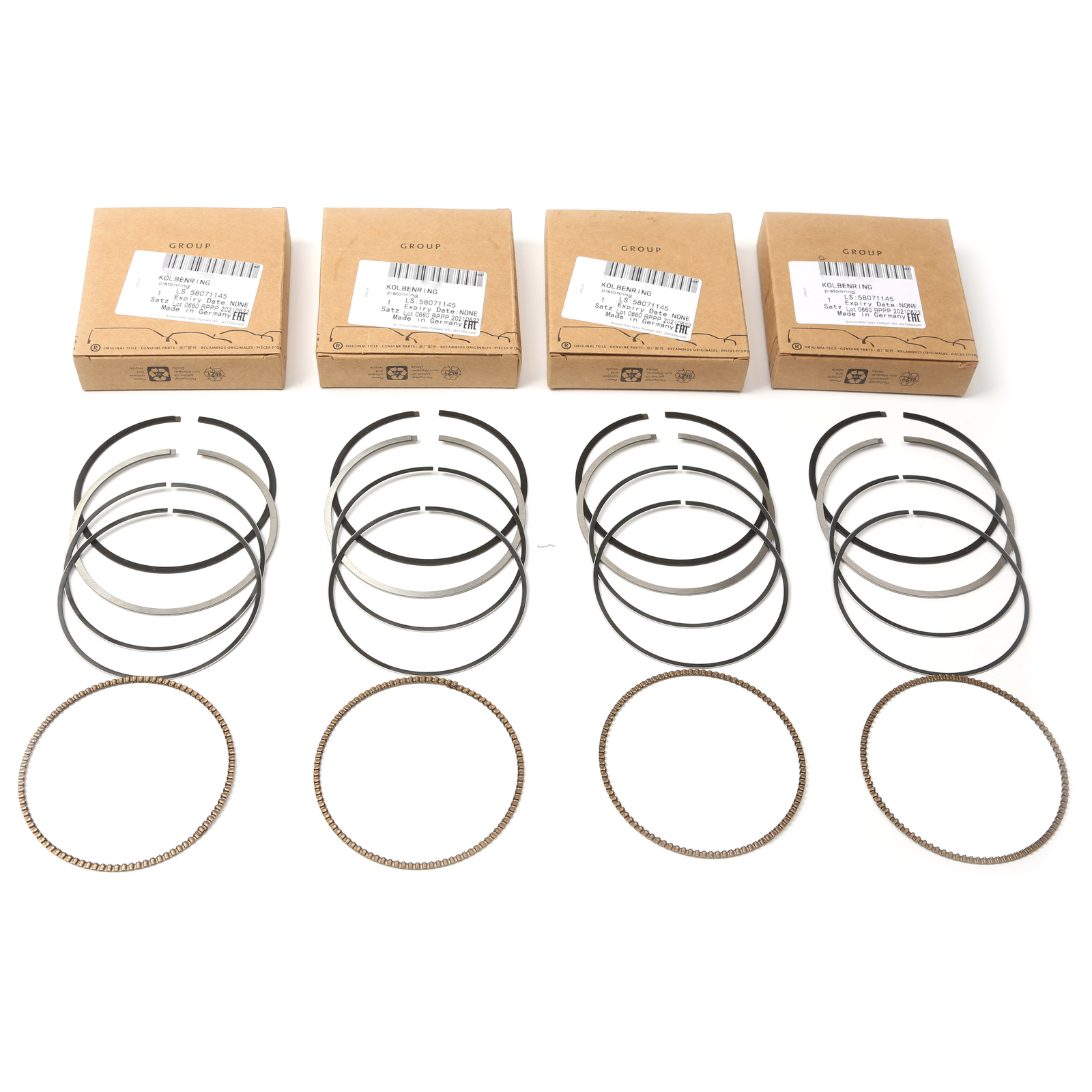 Piston Ring Set STD Fit For VW Golf Jetta CC Audi A3 A4 A5 A6 Q5