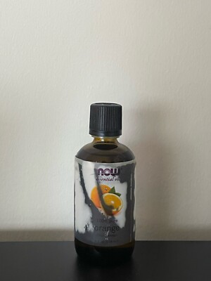 NOW FOODS Orange Essential Oil, 4oz EXP:05/28 Damaged Label